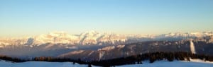 Panorama du plateau du Semnoz